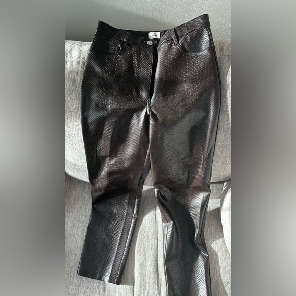 Aritzia Melina Python Pants (run small) - Picture 4 of 9